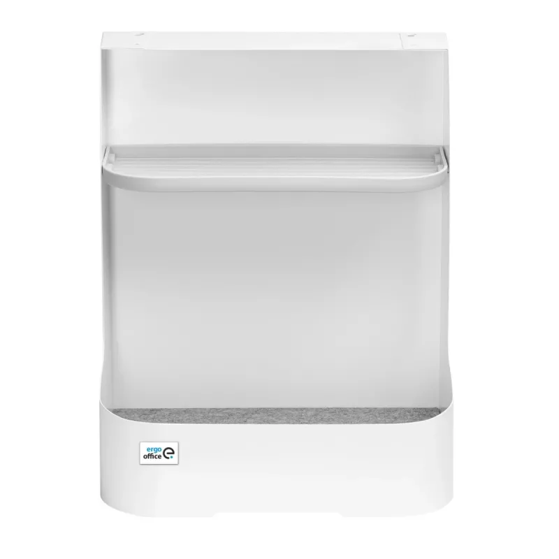 Ergo Office onderbureau-opbergbox / organizer met accessoirevak, wit, max. 5 kg, ER-442