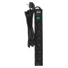 Ever Optima 5m zwart 6 AC-stopcontacten 250 V