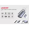 UNITEK D1071A interface-hub USB 3.0 SuperSpeed 5 Gb/s zilver