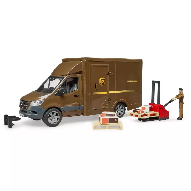 Bestelwagenmodel BRUDER 02678 voorgemonteerd 1:16