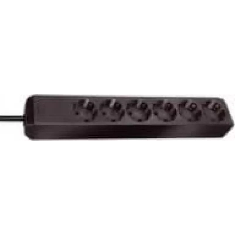 Brennenstuhl Eco-Line - verlengsnoer - 6 stopcontacten - 1,5 m (1159400015)