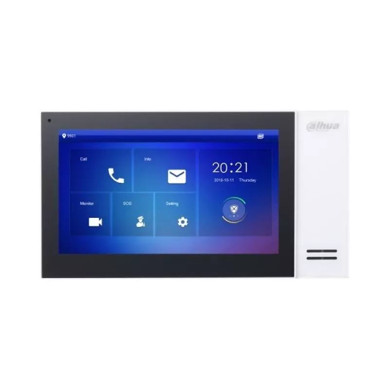 Dahua Technology VTH2421FW video-deurintercom 17,8 cm (7 inch) zwart, wit