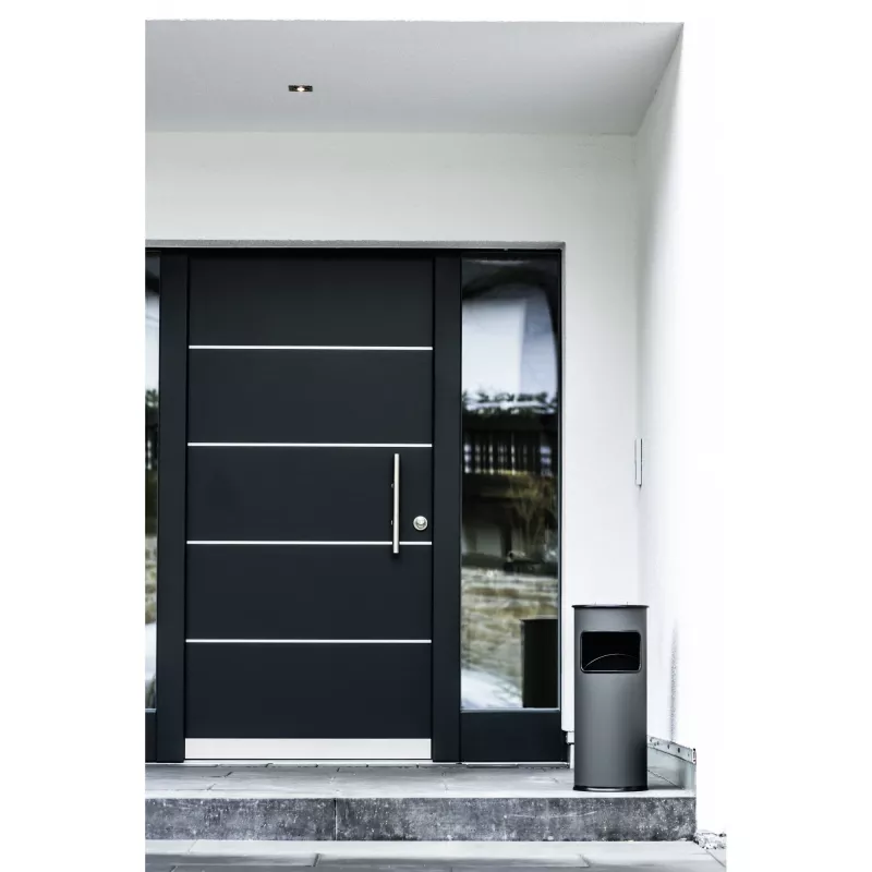 Afvalemmer Durable 333023 17 L rond metaal zilver