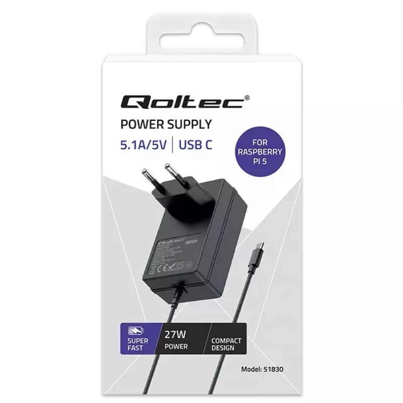 Super FAST PD-oplader voor Raspberry Pi 5 USB