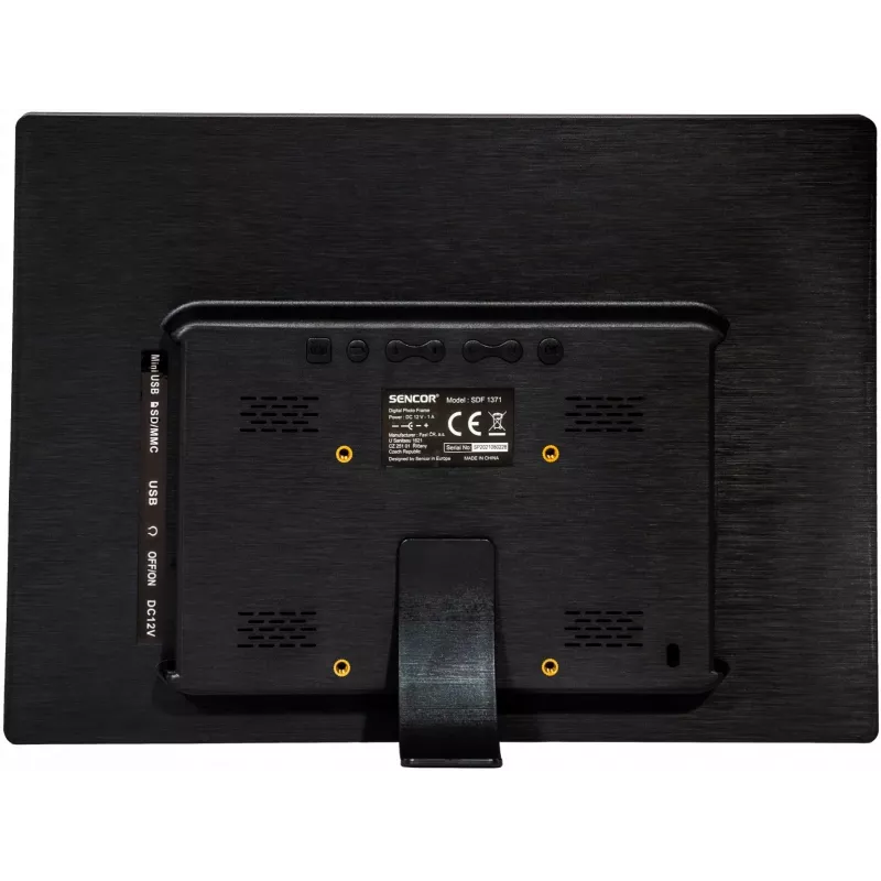 Digitaal fotolijstje SENCOR SDF 1371 BK — 13,3-inch zwart frame
