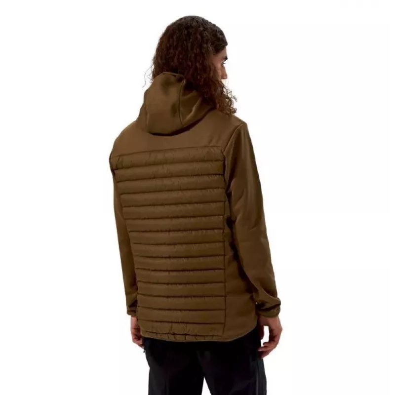 Heren Berghaus capuchon hybridejas maat M bruin