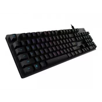 Logitech Gaming G512 - toetsenbord - achtergrondverlichting - USB - QWERTY - Spaans - toetsenschakelaar: GX Brown Tactile - koolstof