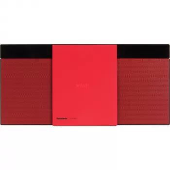Panasonic SC-HC304 HiFi-CD-speler rood