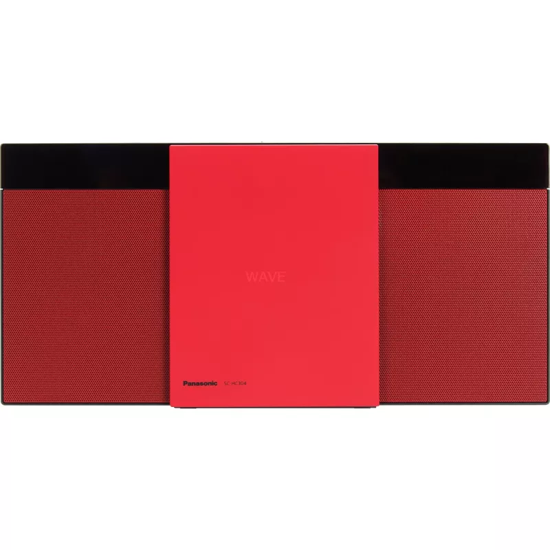 Panasonic SC-HC304 HiFi-CD-speler rood
