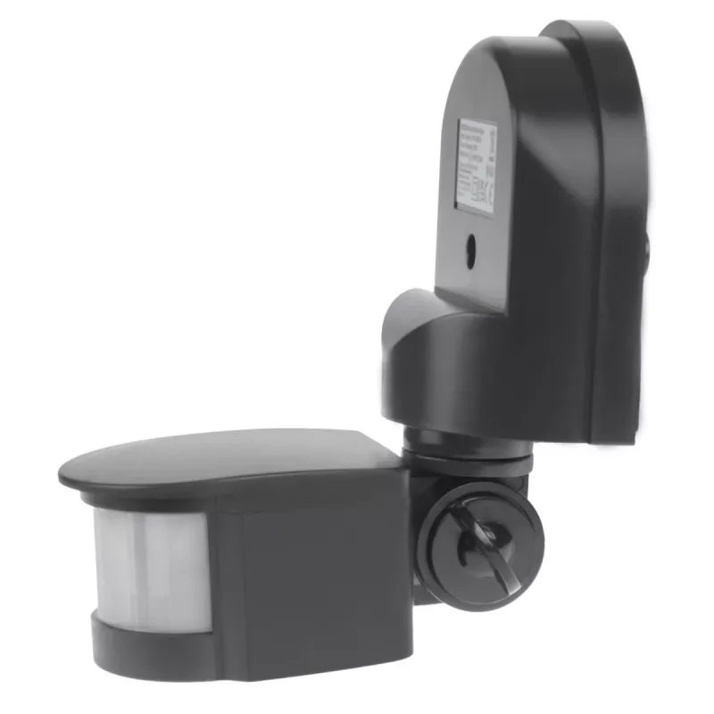 Maclean MCE25 GR wandgemonteerde 180° bewegings- en schemersensor, max. 1200W, grijs