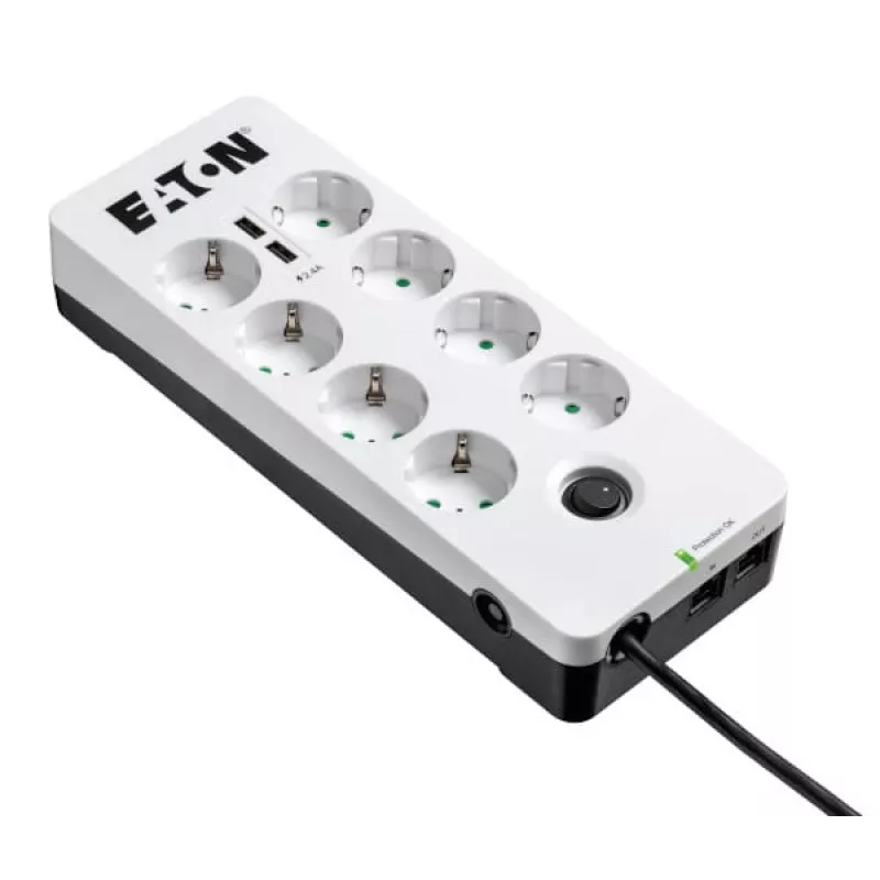 Beveiligingsbox 8 Tel@ USB DIN Eaton
