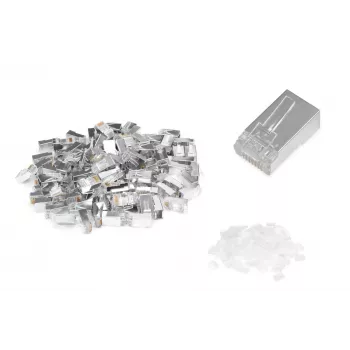 Digitus CAT 6 modulaire plug voor ronde kabel pass through plug 100…