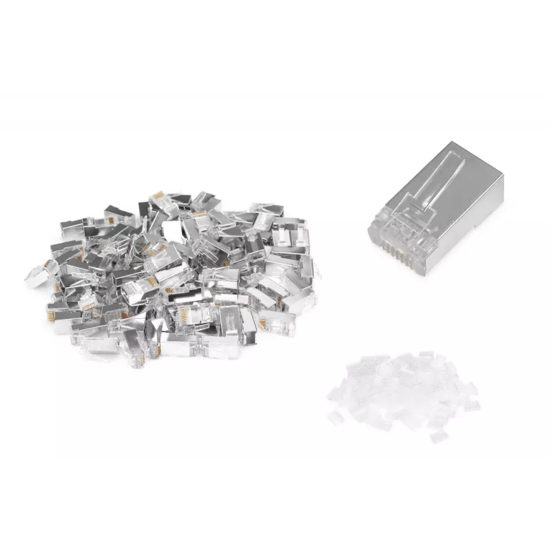 Digitus CAT 6 modulaire plug voor ronde kabel pass through plug 100…