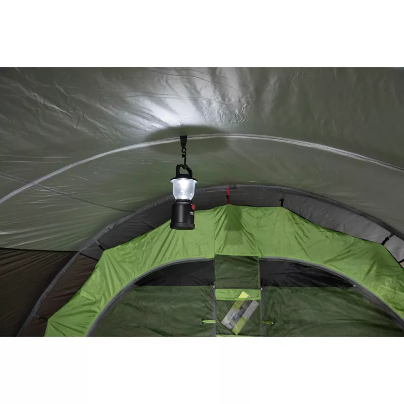 High Peak Bozen 5.0 familietunneltent (grijs/groen)