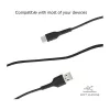 SBS TECABLEMICRO2K 2 m USB A Micro-USB B male male zwart USB-kabel (TEKabelMICRO2K)