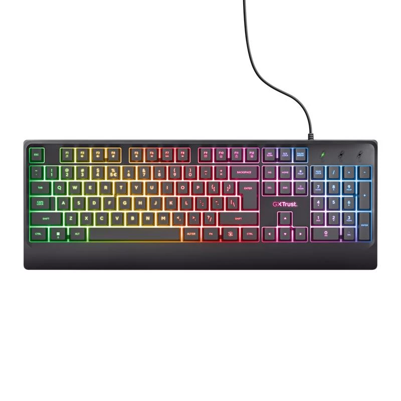 Trust GXT 792 QUADROX toetsenbord muis inclusief gaming USB QWERTY US English zwart