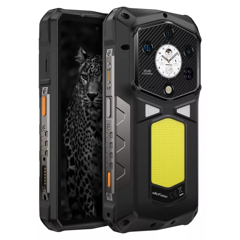 Smartphone UleFone Armor 29 Ultra 5G 6,58 inch 16 GB/1 TB zwart, energie-efficiëntieklasse A