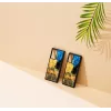 Telefoonhoesje iKins voor Samsung Galaxy Note 20 Ultra — zwart, caféterrasdesign