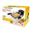Friteuse ESPERANZA FALAFEL Single 3 L — roestvrijstalen bak, 2200 W, instelbare thermostaat