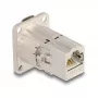 DeLOCK 67062 D-type RJ45 Cat.6A STP inbouwdoorvoer, metaal