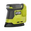 Ryobi RPS18-0, deltaschuurmachine, orbital, klittenband, zwart, groen, kunststof, 11000 OPM