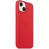 Apple iPhone 14 siliconen case met MagSafe, (PRODUCT)rood
