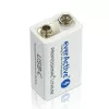 Oplaadbare batterij everActive 6F22/9V Li-ion 550 mAh met USB TYPE C
