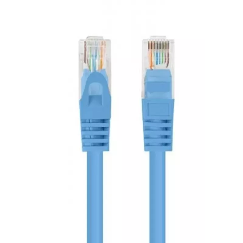 PATCHCORD Cat.5E UTP 1.5M blauw FLUKE PASSED LANBERG 10-pack