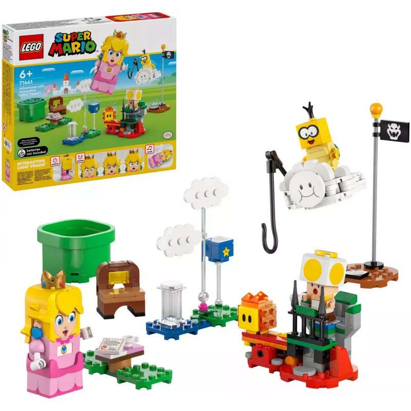 Constructiespeelgoed LEGO 71441 Super Mario Interactieve LEGO Peach figuur set, compatibel met het LEGO-systeem