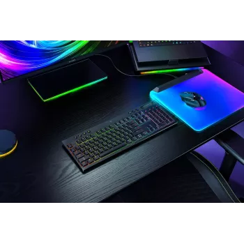 Gaming-toetsenbord Razer BlackWidow V4 Low-profile Wireless — mechanische low-profile toetsen, Bluetooth en 2,4 GHz