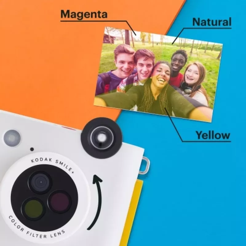 Kodak SMILE+ instantcamera, 2x3 inch, wit