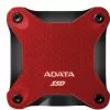 Externe SSD ADATA SD620 1 TB, draagbaar USB 3.2 Gen 2 (Micro-USB B), leessnelheid 520 MB/s, schrijfsnelheid 460 MB/s, schokbestendig, rood