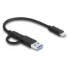 DeLOCK USB Type-C kaartlezer CFexpress XQD aluminium grijs 10000 Mbit/s