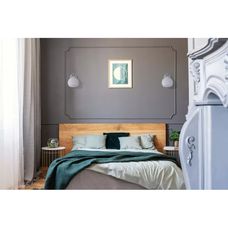 Activejet Classic enkele wandlamp - IRMA nikkel E27 voor de woonkamer