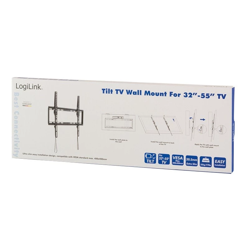 LogiLink BP0010 TV-beugel/standaard 139,7 cm (55 inch) Zwart