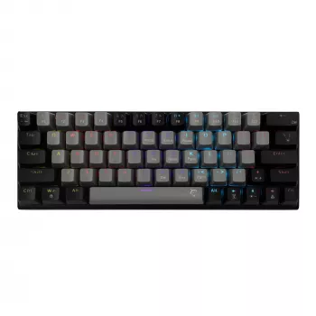 Mechanisch gaming-toetsenbord White Shark Wakizashi GK-002721V2 — grijs-zwart frame, US-layout, blauwe switches