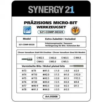 Synergy 21 S21_LiION_Screwdriver mini elektrische accuschroevendraaier