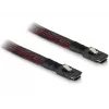 SAS-kabel DeLOCK 83073 0,1 m zwart rood