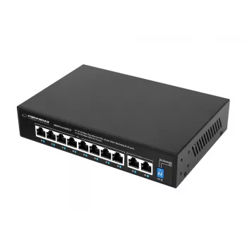 Esperanza ENS106 10-poorts PoE-switch 10/100 96 W