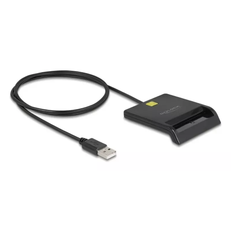 Smart Card Reader DeLOCK 91724 USB Type-A zwart