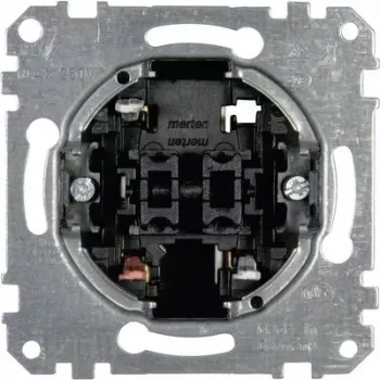 Merten MEG3115-0000 Serie Schakelaarinzet, 1-polig, 10 AX, 250 V AC