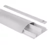 Aluminium kabelgoot MACLEAN MC-814 S, zilver – opbouw kabelgoot
