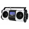 Draagbare radio Eltra MAJA – wit, compact ontwerp, batterij- of netvoeding