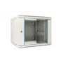 Extralink rackkast 9U 600x600 AZH grijs wandgemonteerd, kantelbaar