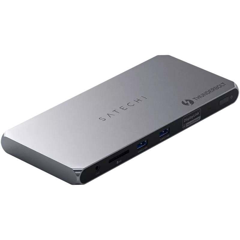 Satechi Thunderbolt 4-dock ST-DT4MDM-EU — Thunderbolt 4-dockingstation, 2× HDMI 2.0, 2× USB-A 3.2
