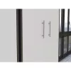 OLIV 2D CLOSED SHELVING UNIT, antraciet/wit SET