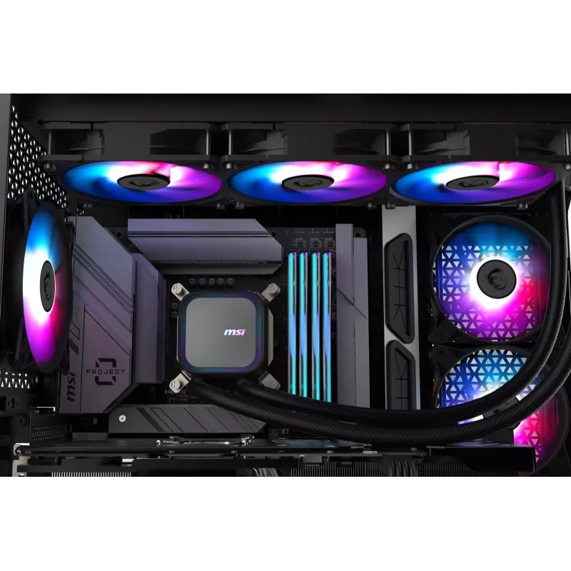MSI MAG Coreliquid A13 360 moederbord, processor all-in-one-vloeistofkoeler 12 cm zwart 1 stuk