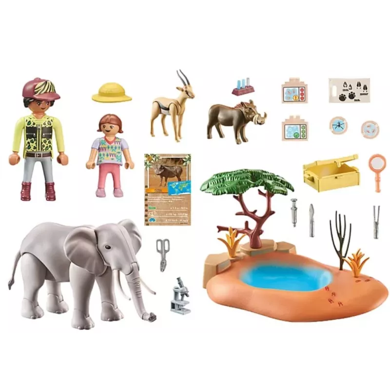 Wiltopia - olifant bij de waterpoel