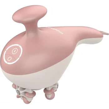 Handmassageapparaat Medisana AC 950 — draadloos Li-Ion, 2 vermogensstanden, ergonomische handgrepen, 381 g, roségoud/wit