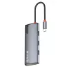 USB-C-hub Tellur TLL321061 met PD 3.0 100W, HDMI-uitgang en 3× USB 3.0-aansluitingen